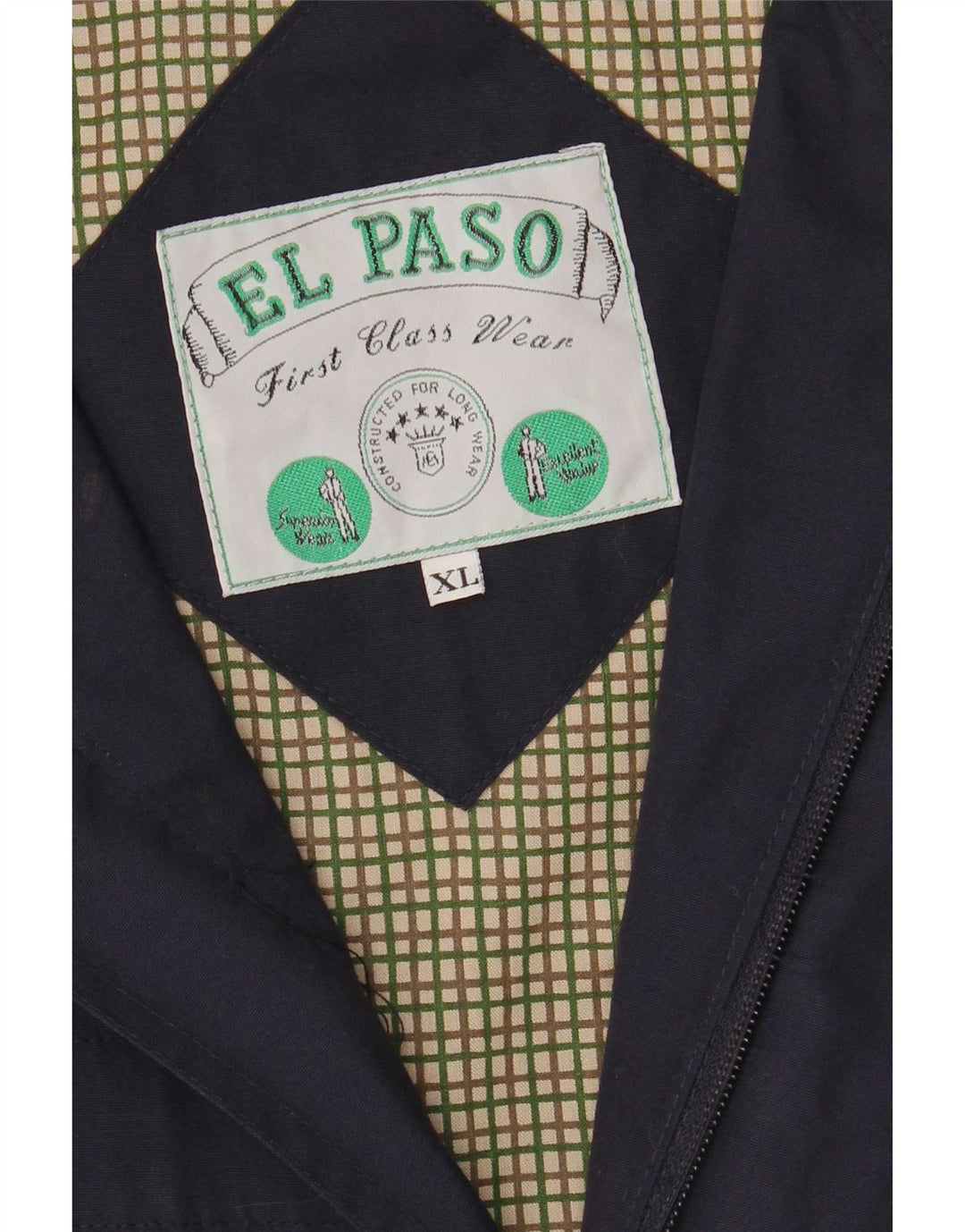 El Paso Chaqueta Bomber para Hombre UK 42 XL Azul Marino