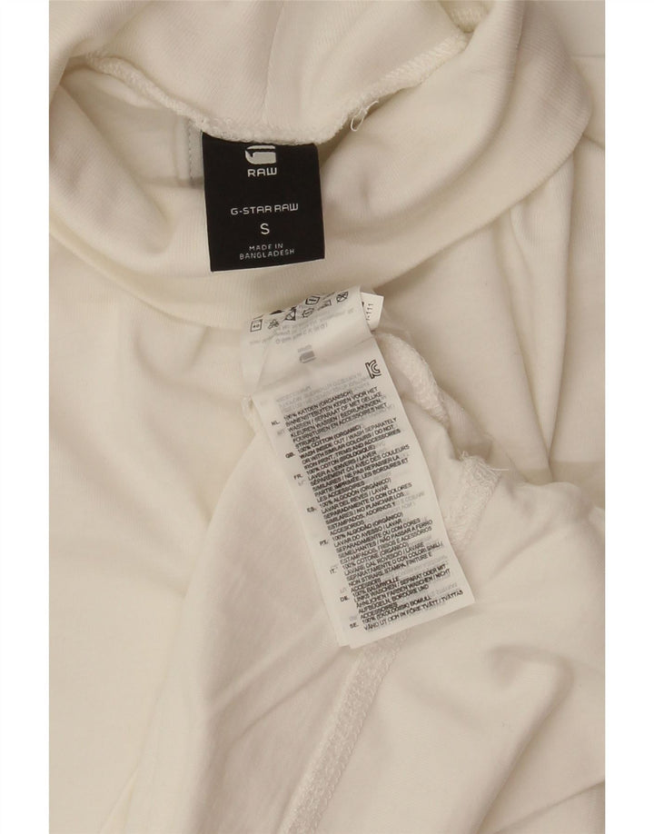 G-STAR Hombre Camiseta Top Small Blanco Algodón