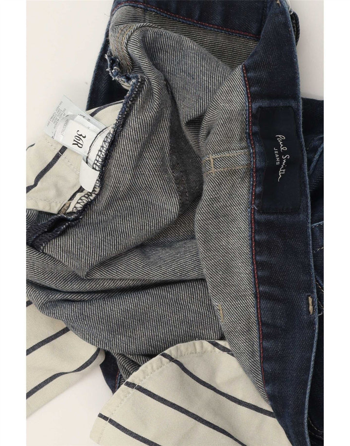 Paul Smith Vaqueros ajustados para hombre W36 L30 Algodón azul marino