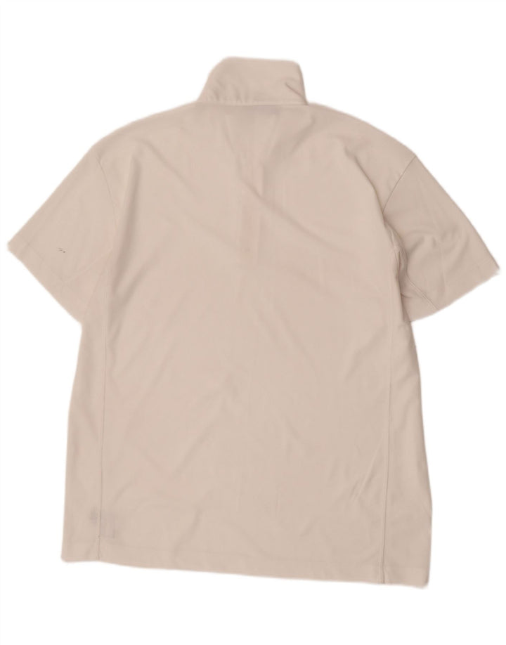 Killer Loop Camiseta Hombre Zip Neck Top XL Poliéster Blanco