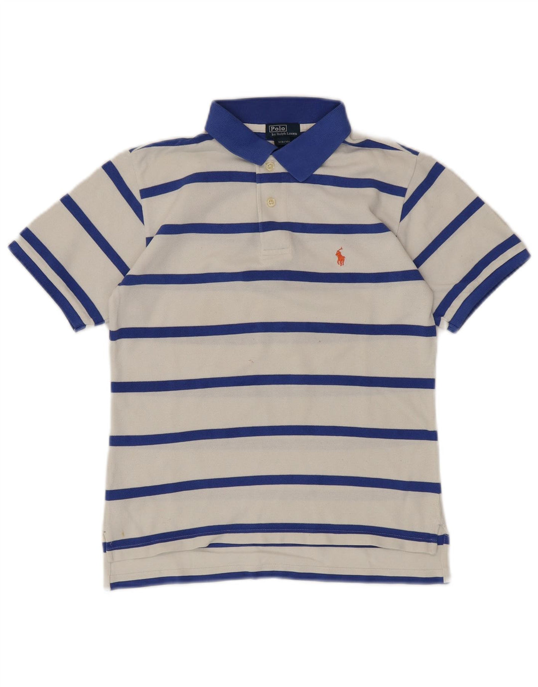 POLO RALPH LAUREN Polo para niño 8-9 años Pequeño Blanco Rayas Algodón