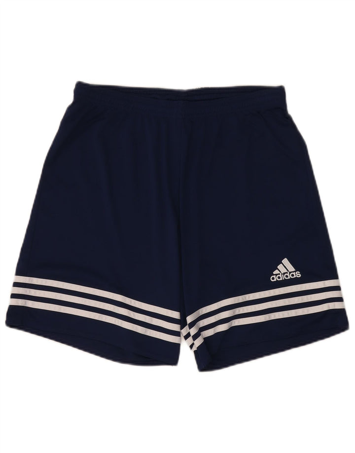Adidas Mens Climalite Sport Shorts Medio Azul Marino Poliéster