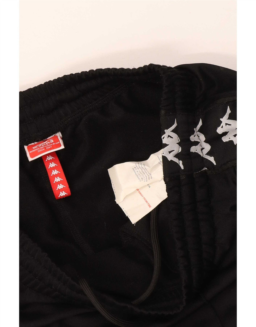Kappa Pantalones De Chándal Gráficos para Mujer Joggers UK 44 Medium Black