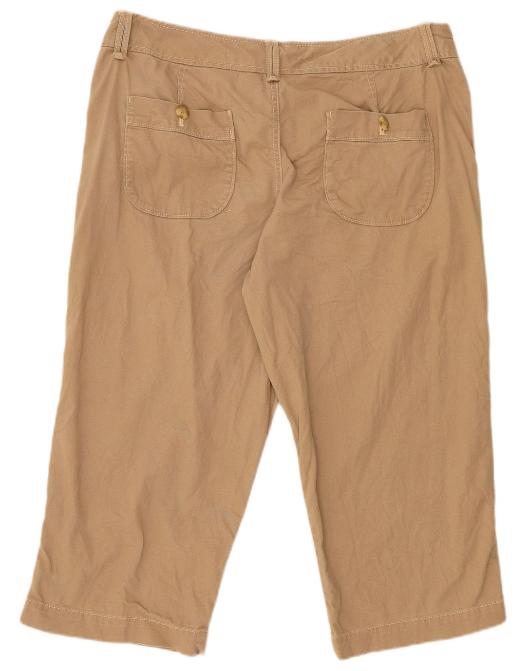 EDDIE BAUER Bermudas para hombre US 12 grande W34 algodón beige
