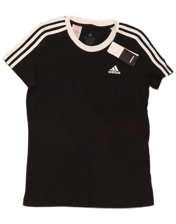 Adidas Camiseta Niño Top 13-14 Años Negro Algodón