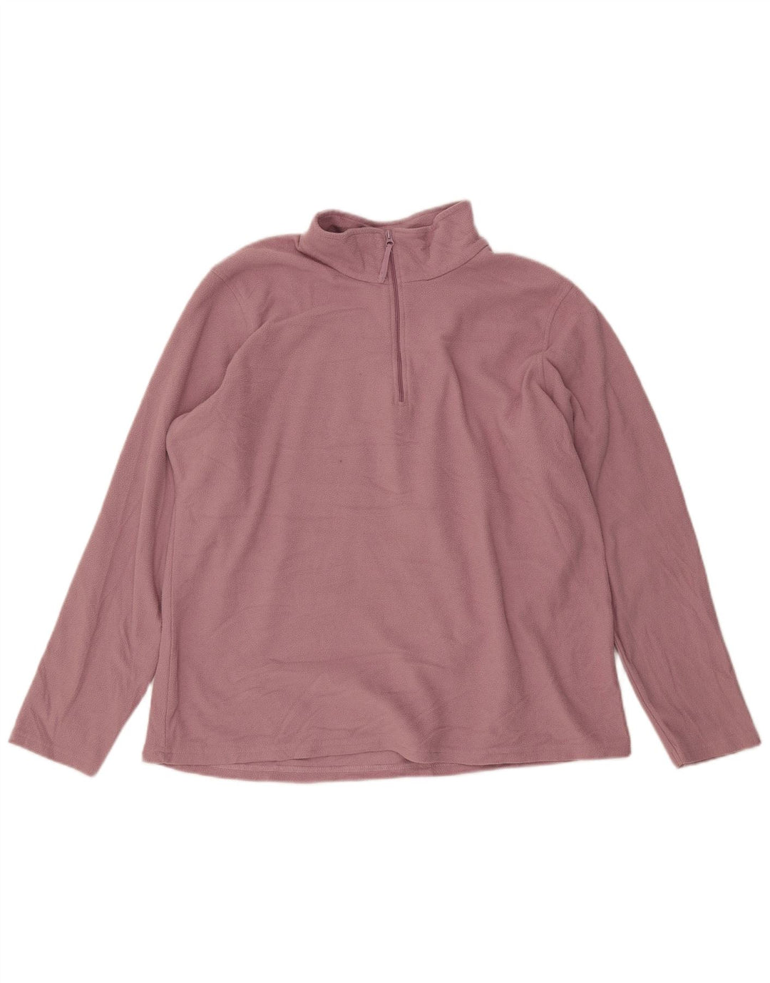 MOUNTAIN WAREHOUSE Jersey de forro polar con cuello y cremallera para mujer UK 40 XL Rosa