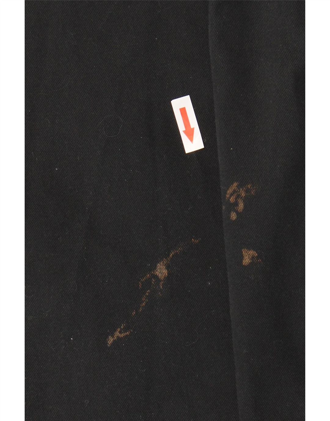 Pantalones chinos Dickies de pierna ancha para mujer W26 L28 Poliéster negro