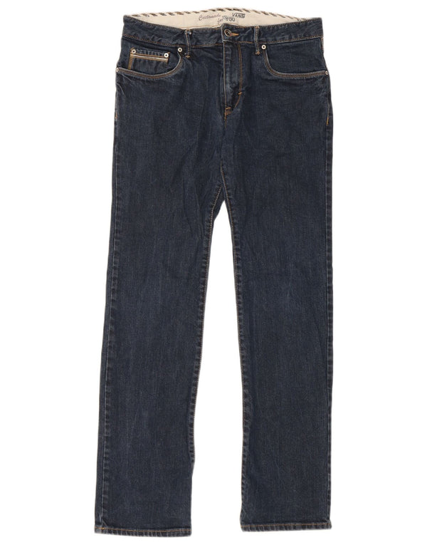 Vans Vaqueros rectos para hombre W29 L30 Algodón azul marino