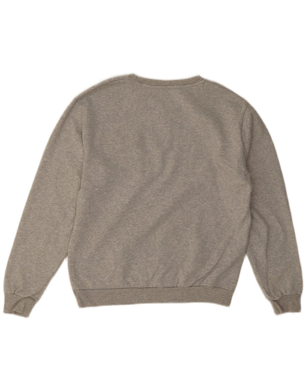 Zara Hombre Sudadera Jumper Large Gris Moteado Corazón