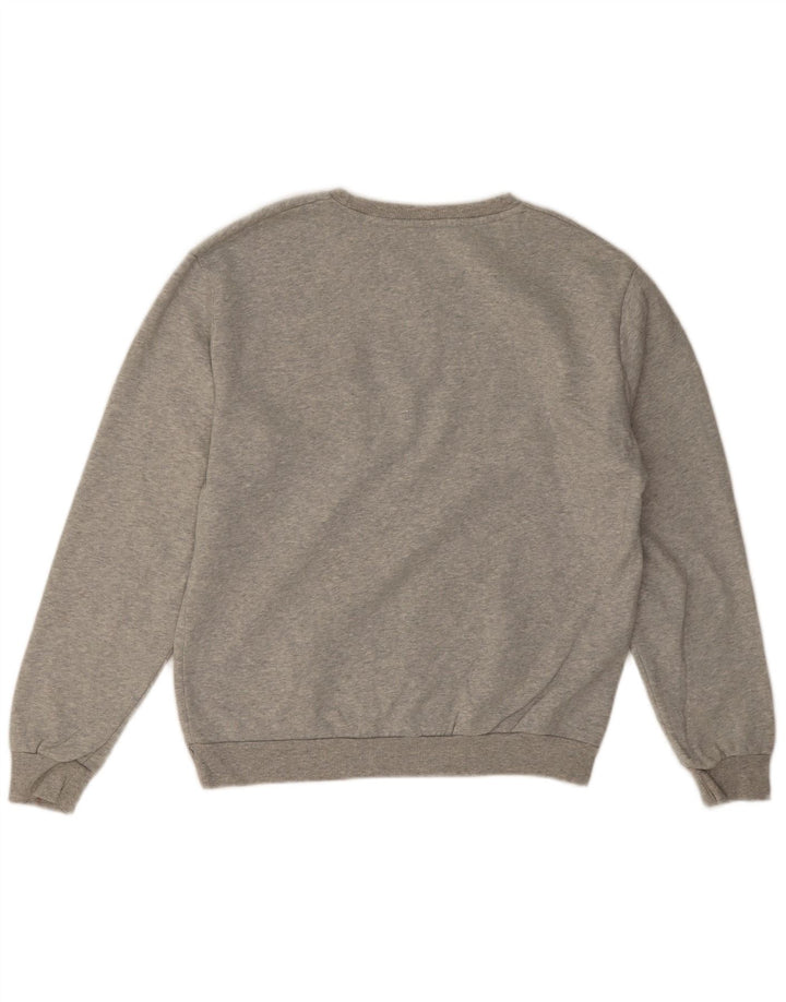 Zara Hombre Sudadera Jumper Large Gris Moteado Corazón