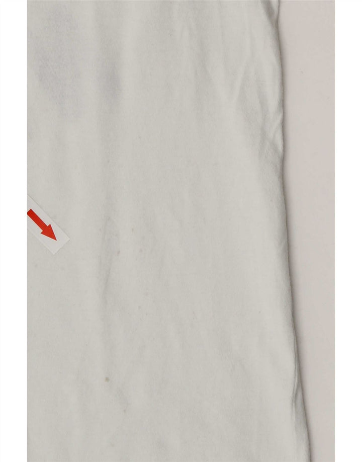 Top Sin Mangas Con Estampado De French Connection Hombre Blanco Mediano