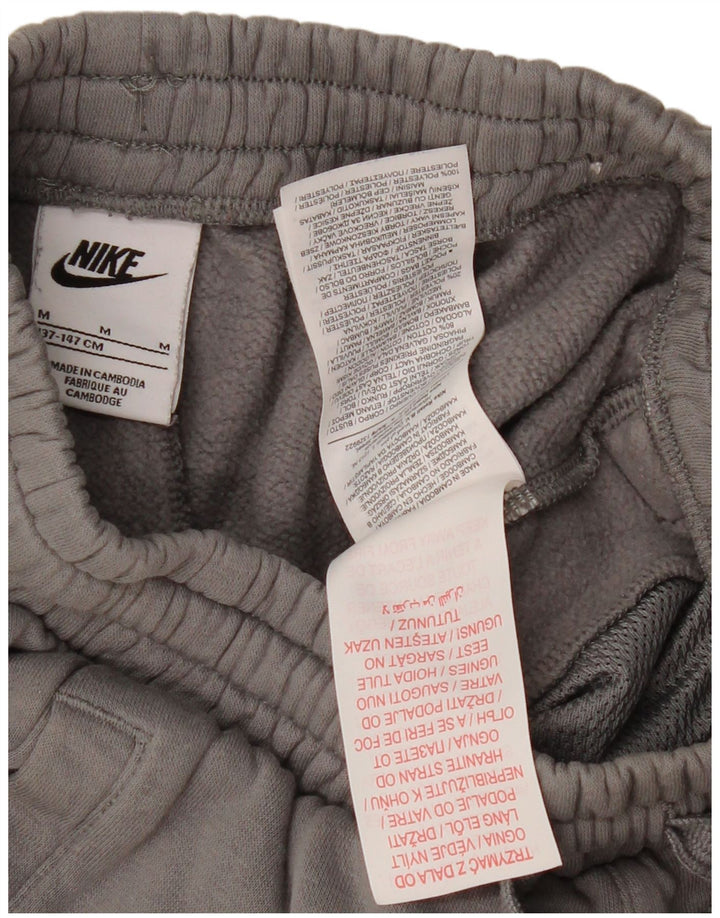 NIKE Pantalones cortos deportivos para niños 10-11 años Gris Algodón