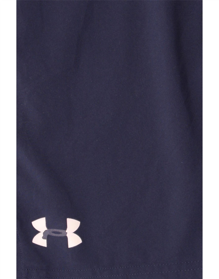Under Armour Pantalones cortos deportivos gráficos para hombre Poliéster azul marino grande