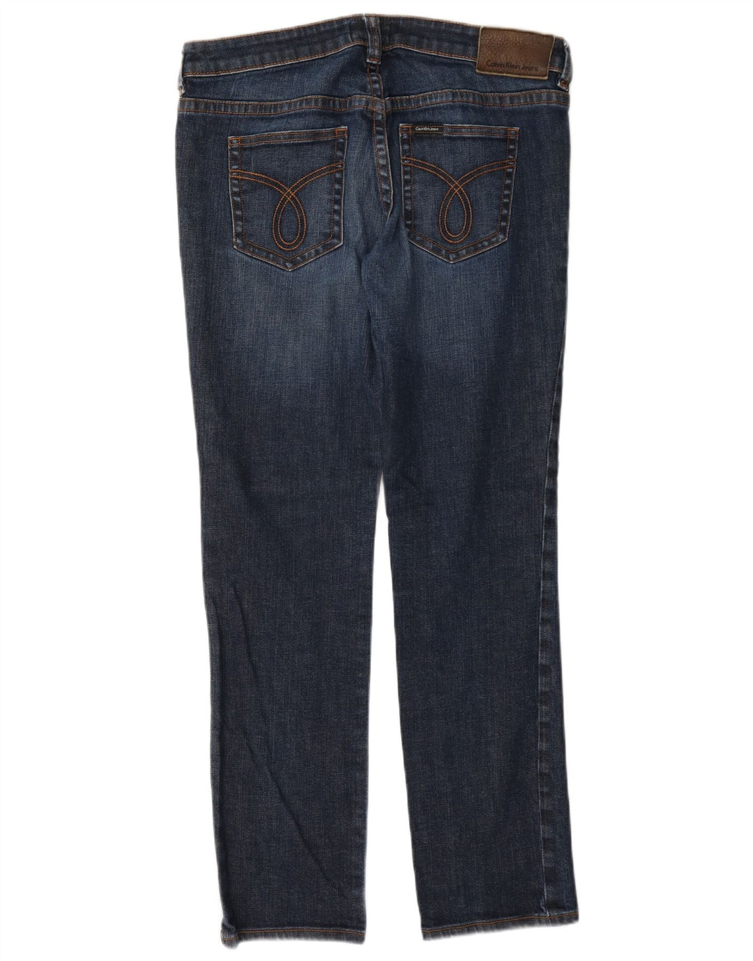 Calvin Klein Vaqueros Slim para Mujer W34 L30 Azul