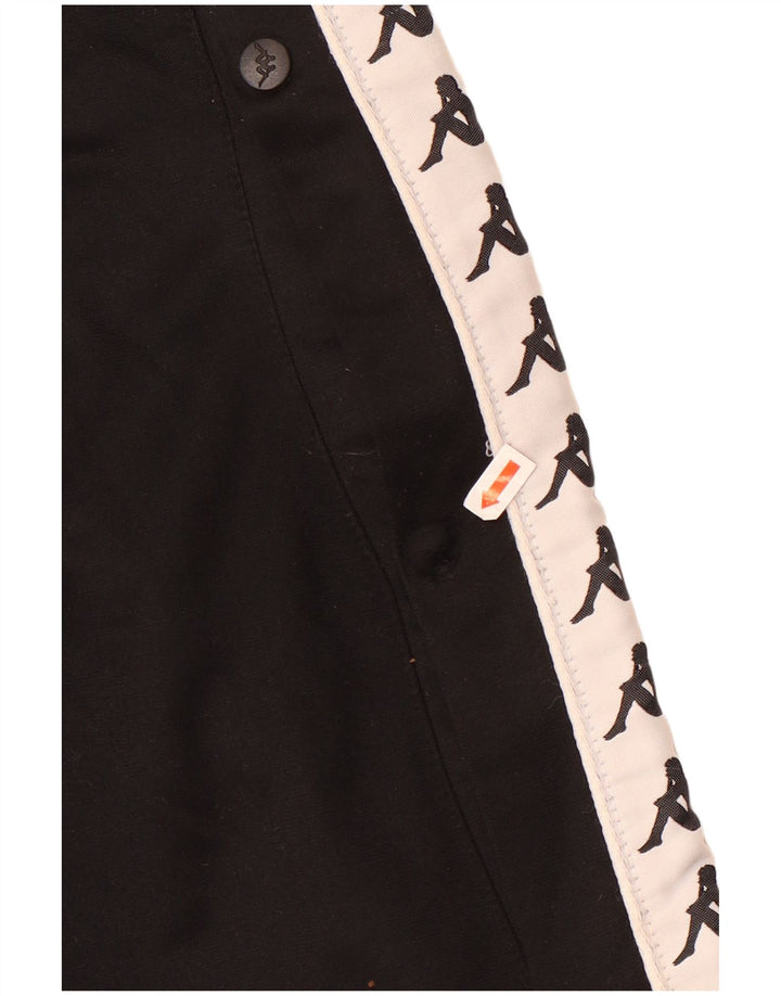 Kappa Hombre Pantalones De Chándal Gráficos Medium Black Colorblock
