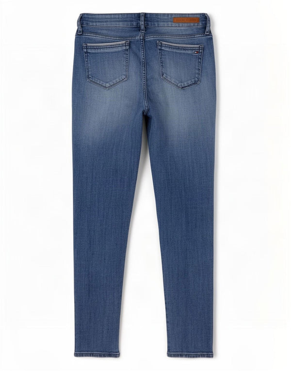 Tommy Hilfiger Vaqueros pitillo Venice RW para mujer W29 L32 Algodón azul