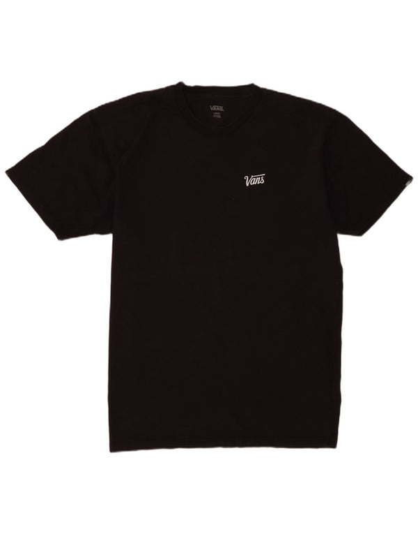 Vans Mens T-Shirt Top Large Black Cotton