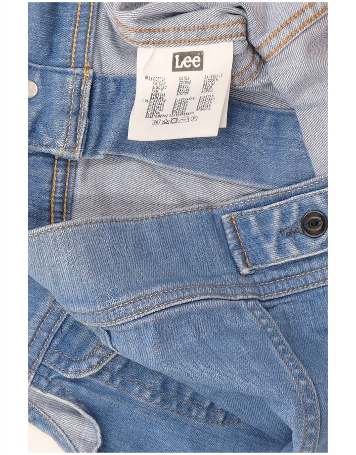 Chaleco vaquero Lee para mujer UK 40 Algodón azul medio