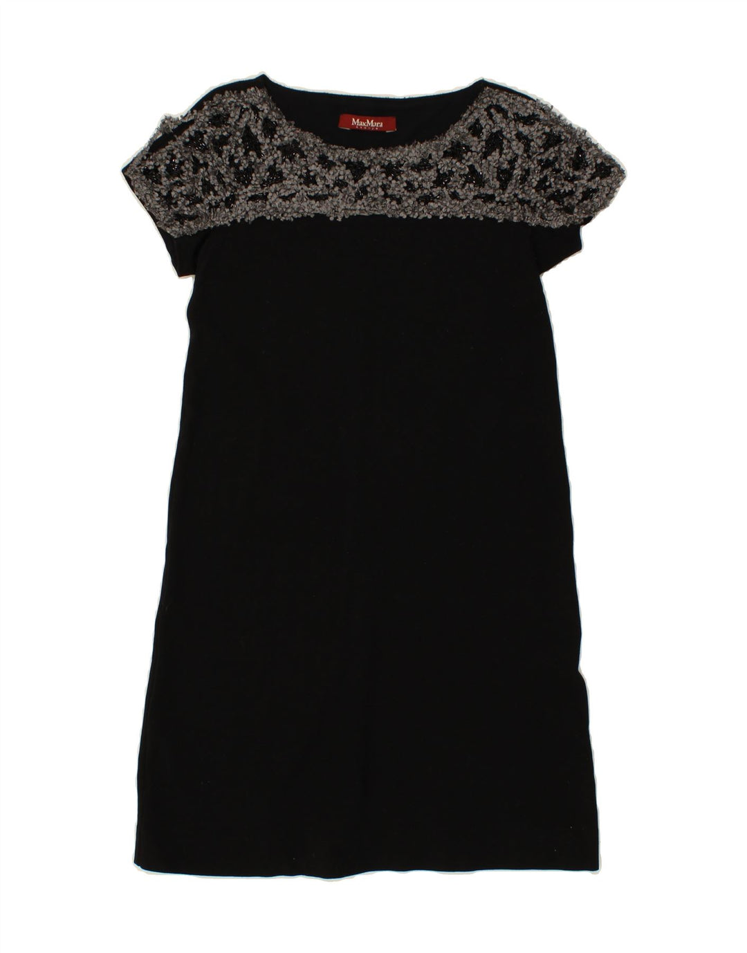 MAX MARA Womens Basic Dress UK 10 Small Black Vintage Max Mara and Second-Hand Max Mara from Messina Hembry 