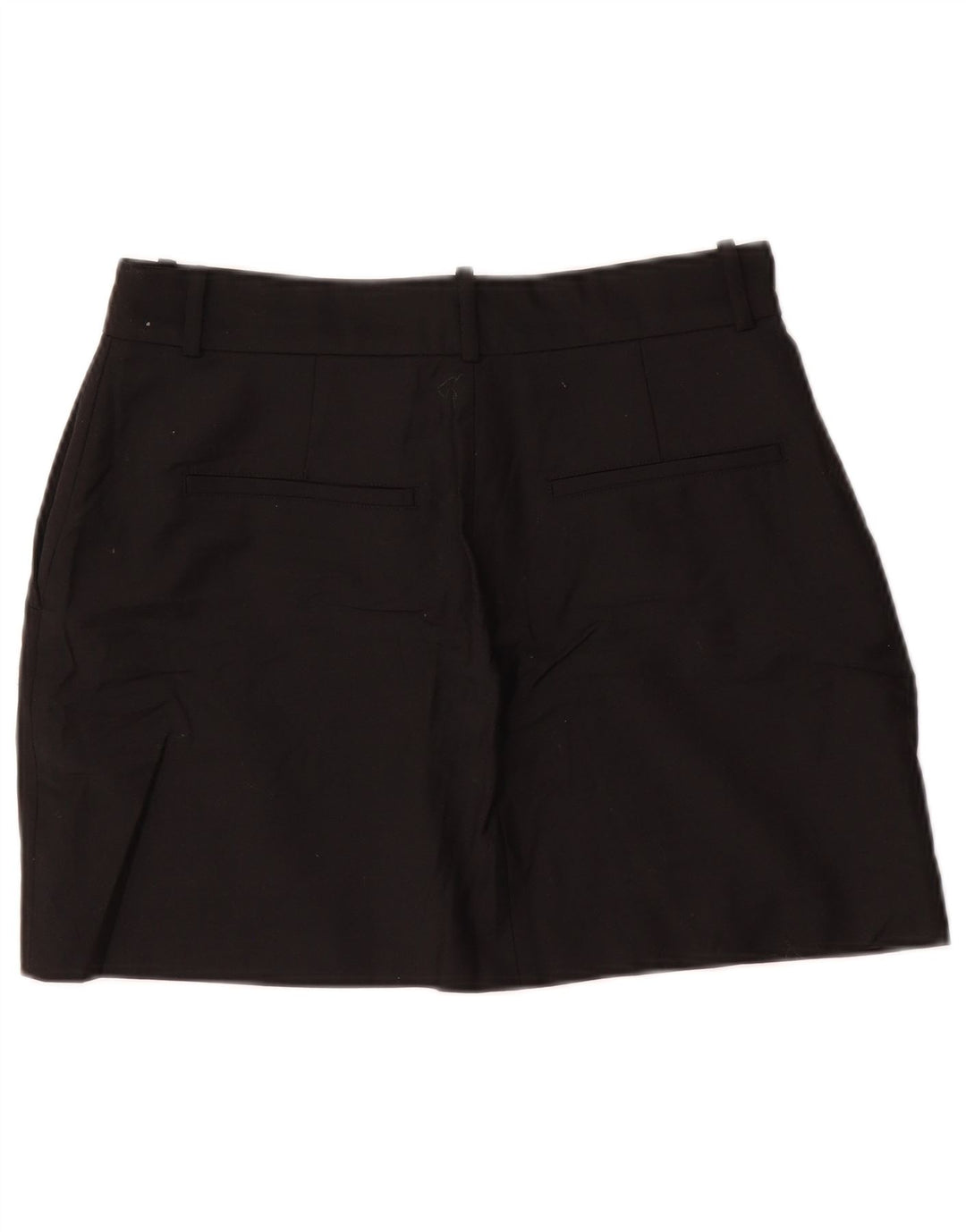 ZARA Mujer Mini Falda Mediana W28 Negro Poliéster