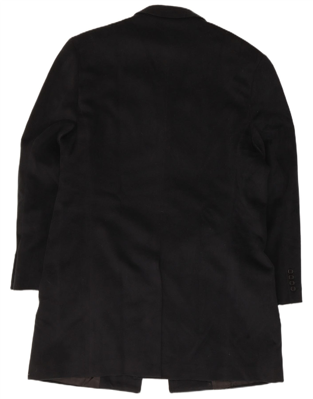 Abrigo vintage para hombre IT 54 2XL Lana negra