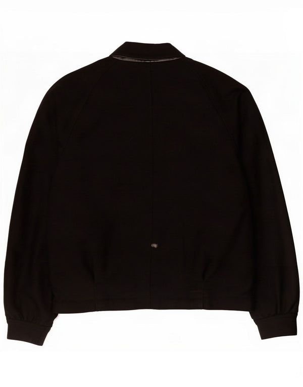 Chaqueta bomber Pancaldi para hombre IT 50 grande de lana a rayas negras