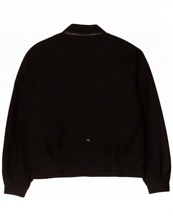 Chaqueta bomber Pancaldi para hombre IT 50 grande de lana a rayas negras