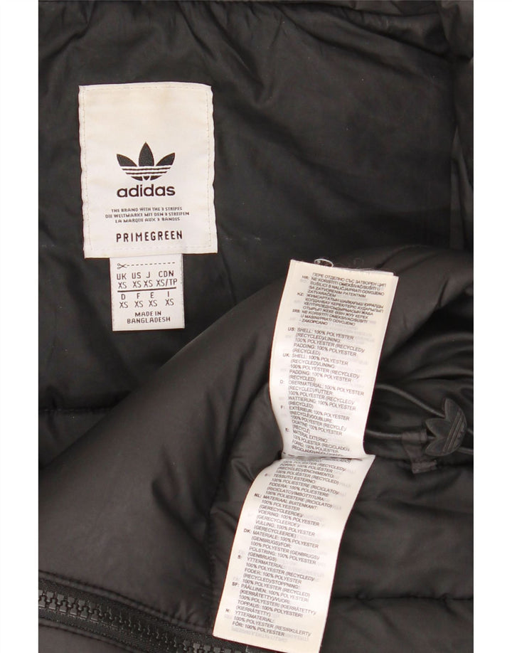 Adidas Chaqueta acolchada holgada para hombre UK 34 XS Poliéster negro
