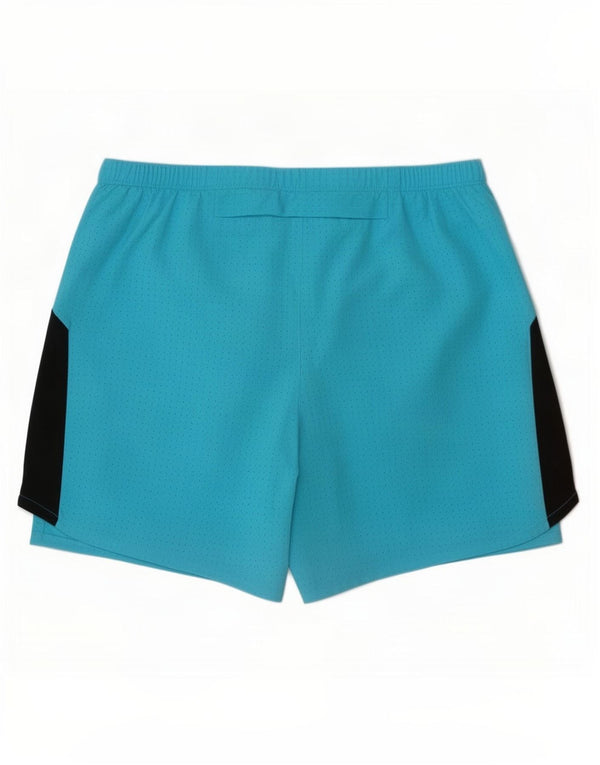 Nike Dri Fit Graphic - Pantalones cortos deportivos para mujer, talla 8, color azul pequeño