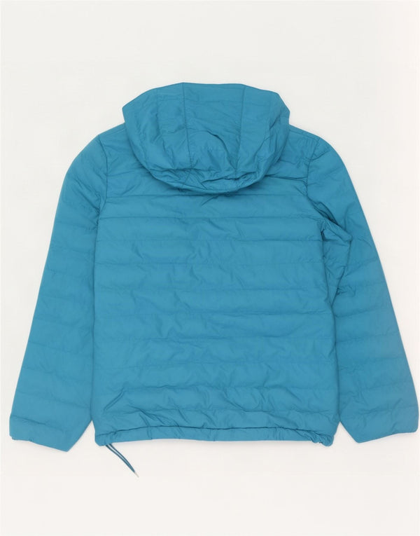 Columbia Chaqueta acolchada con capucha para hombre ES 38 Poliéster azul medio