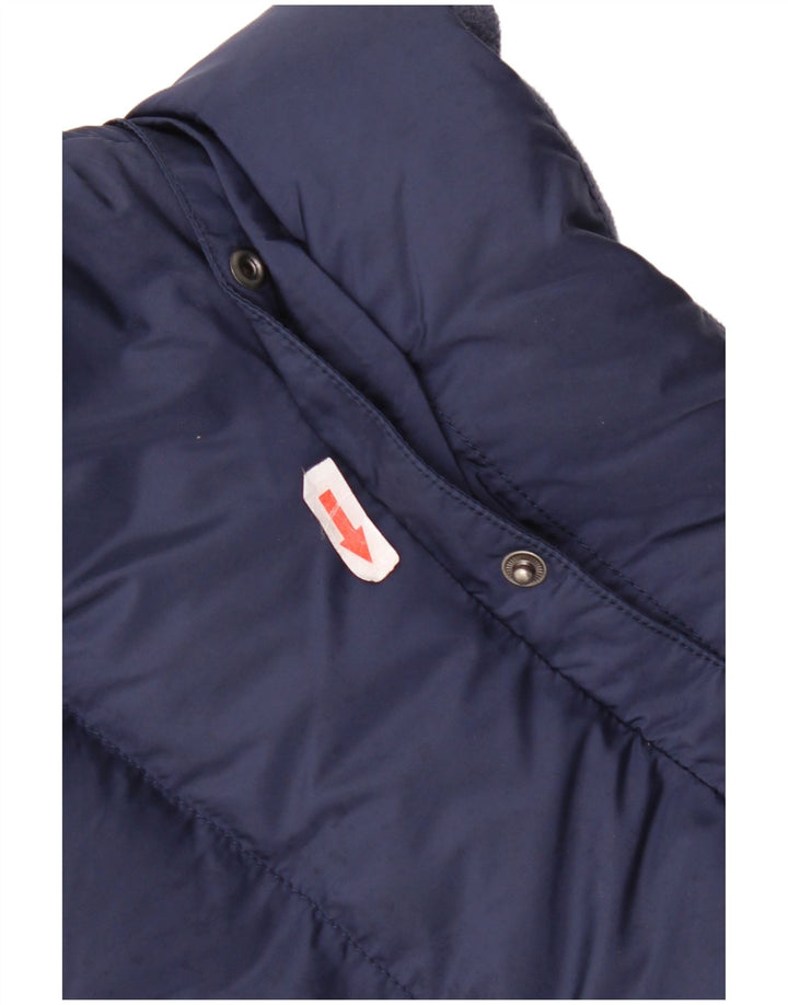 Tommy Hilfiger Chaqueta acolchada para hombre UK 38 Medium Azul marino Nylon