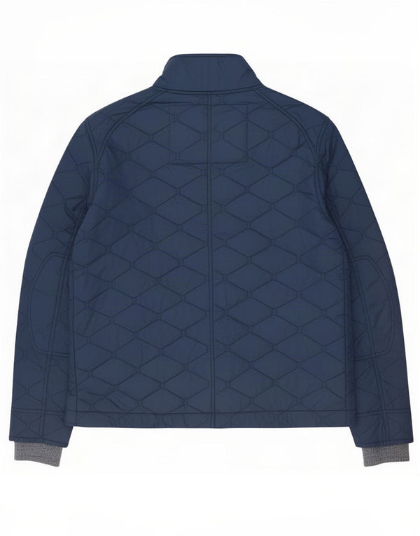 Superdry Chaqueta acolchada para hombre UK 44 2XL Nylon azul marino