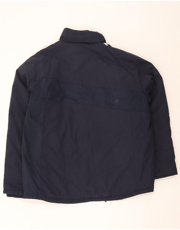 Adidas Chaqueta acolchada para hombre UK 42 XL Azul marino Poliéster