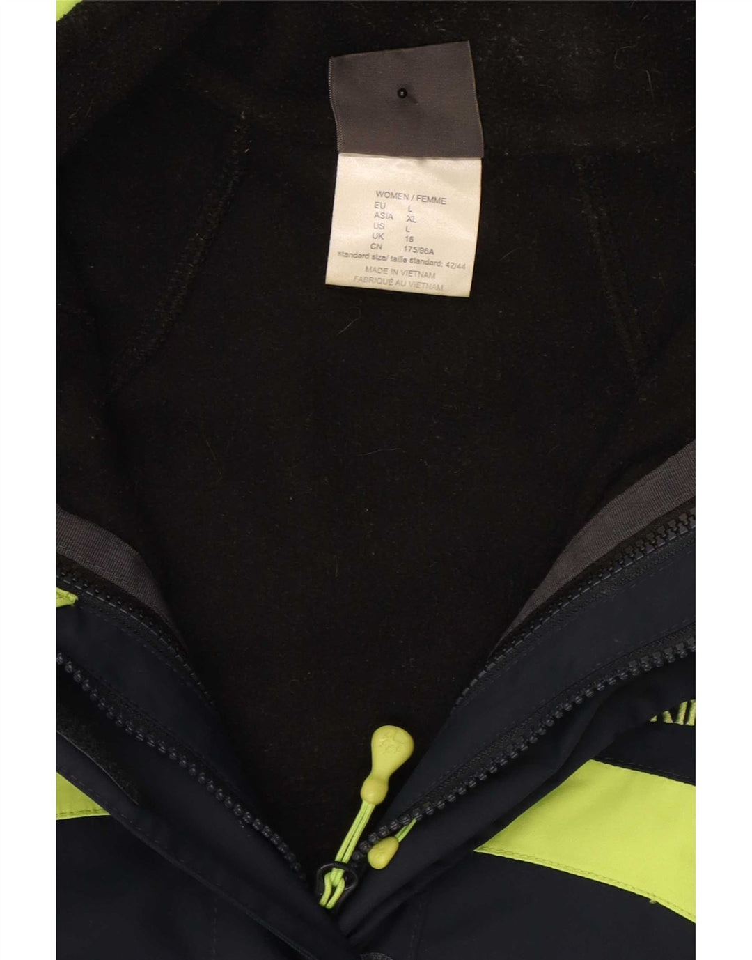 Jack Wolfskin Chaqueta cortavientos para mujer UK 46 Grande Azul marino Colorblock
