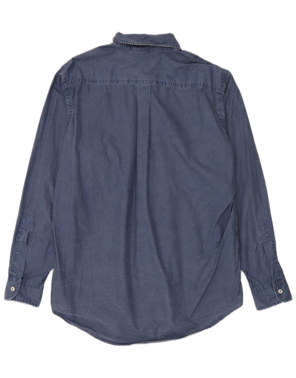 Camisa Murphy & Nye Hombre Algodón Azul Medio