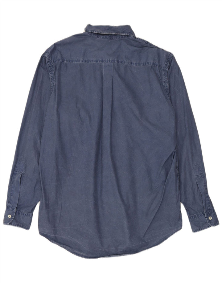 Camisa Murphy & Nye Hombre Algodón Azul Medio