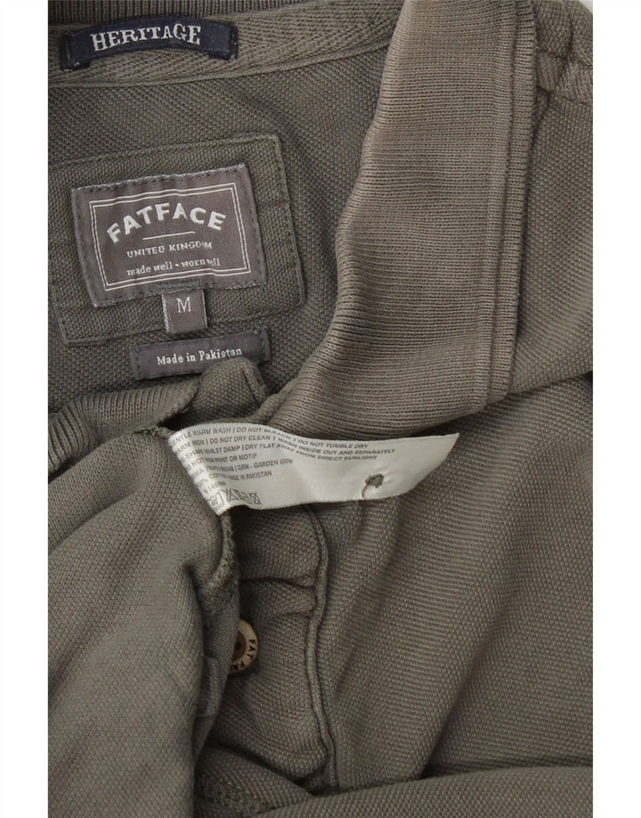 Polo Heritage de hombre de Fat Face de algodón gris medio