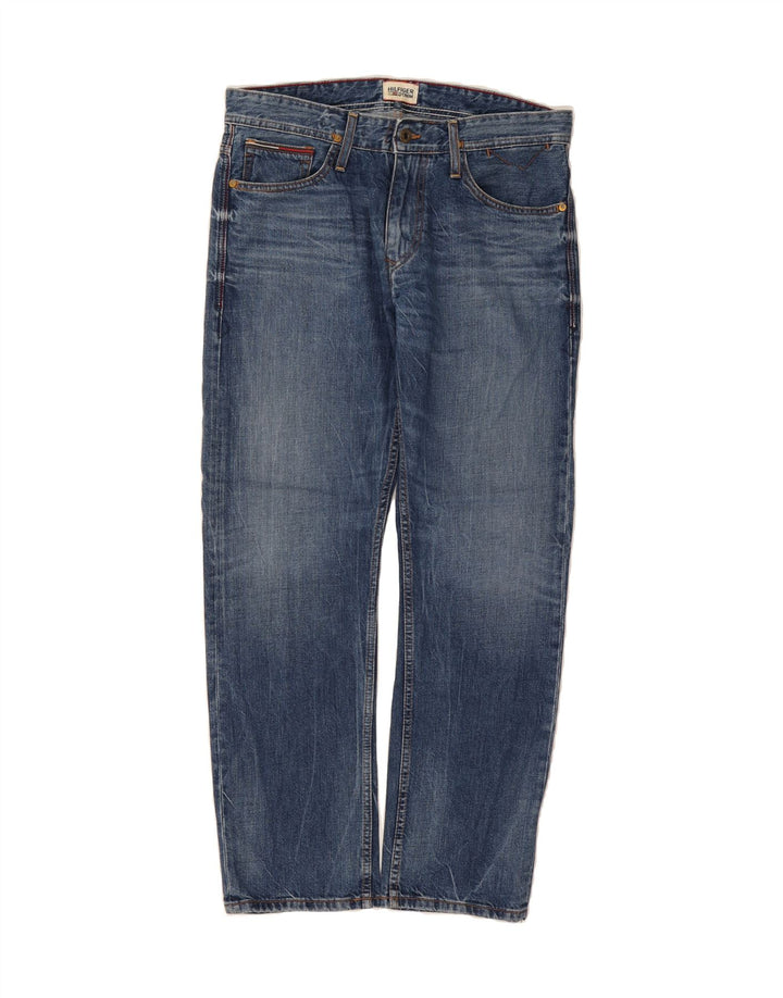 TOMMY HILFIGER Womens Straight Jeans W32 L30 Blue Cotton Vintage Tommy Hilfiger and Second-Hand Tommy Hilfiger from Messina Hembry 
