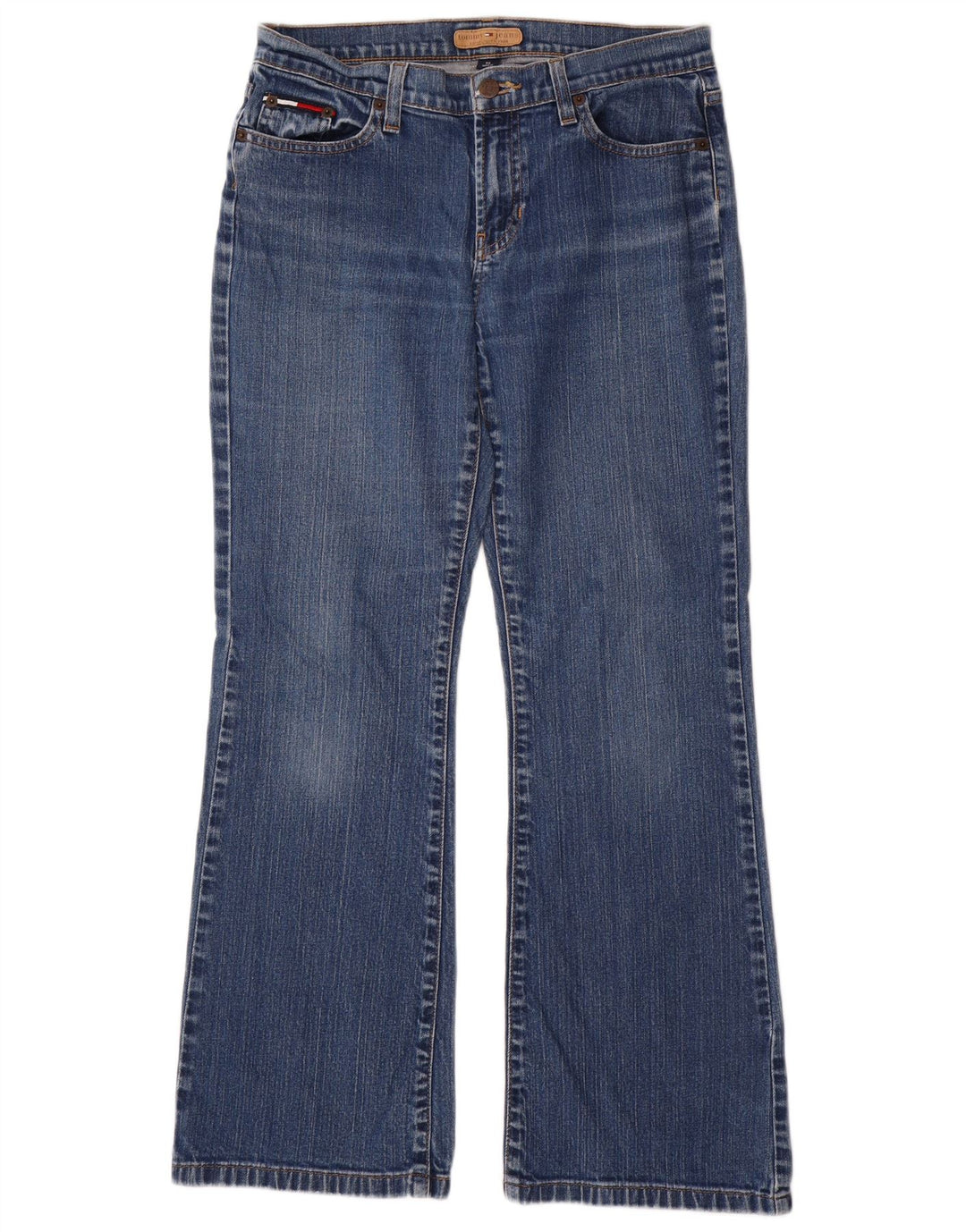 Tommy Hilfiger Jeans Bootcut para Mujer US 9 Medium W30 L29 Algodón Azul