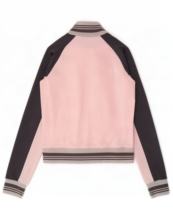 Champion Chaqueta De Chándal Con Gráfico Para Mujer UK 40 Medium Pink Colourblock