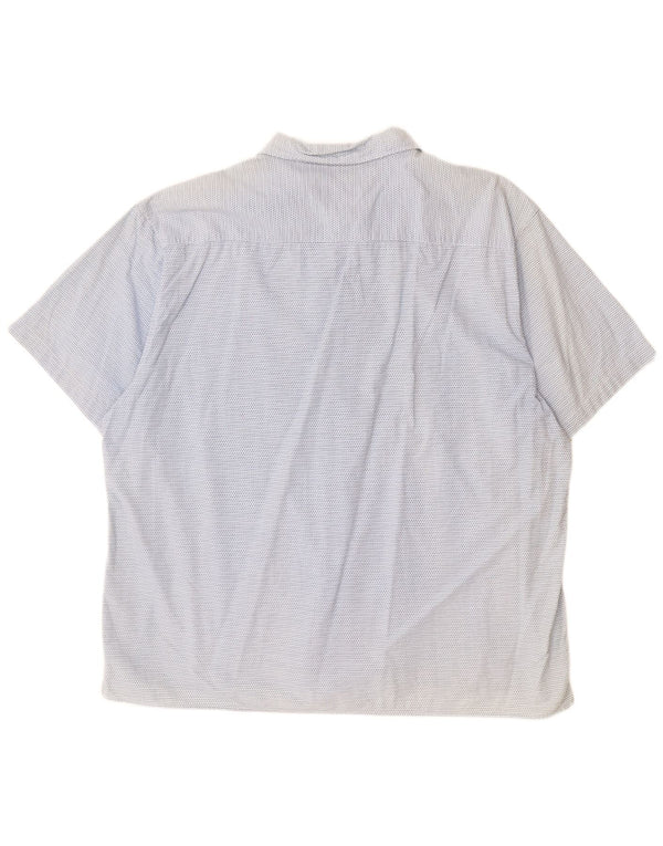 Ralph Lauren Camisa De Manga Corta Para Hombre XL Algodón Con Manchas Azules