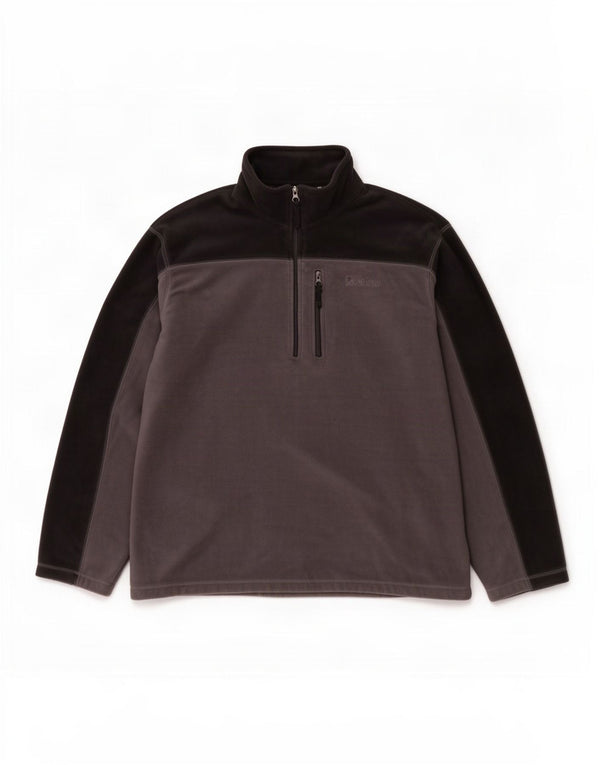 Mountain Warehouse Jersey De Polar Con Cremallera Y Cuello Para Hombre 3XL Gris Colorblock
