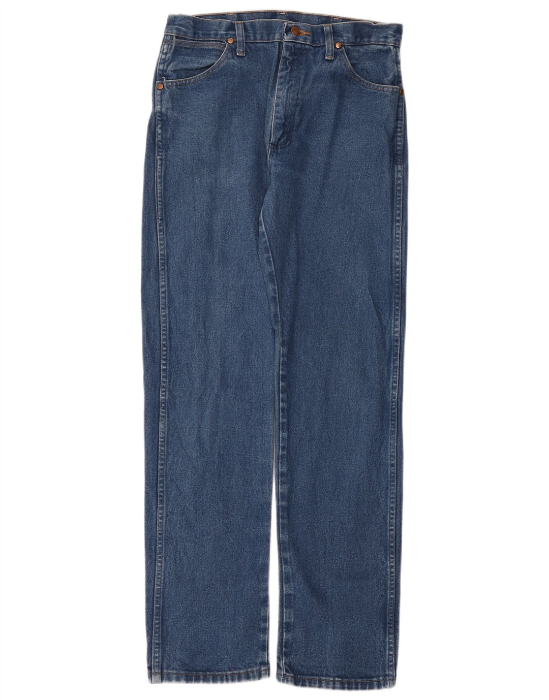 Wrangler Vaqueros rectos para hombre W32 L34 Algodón azul