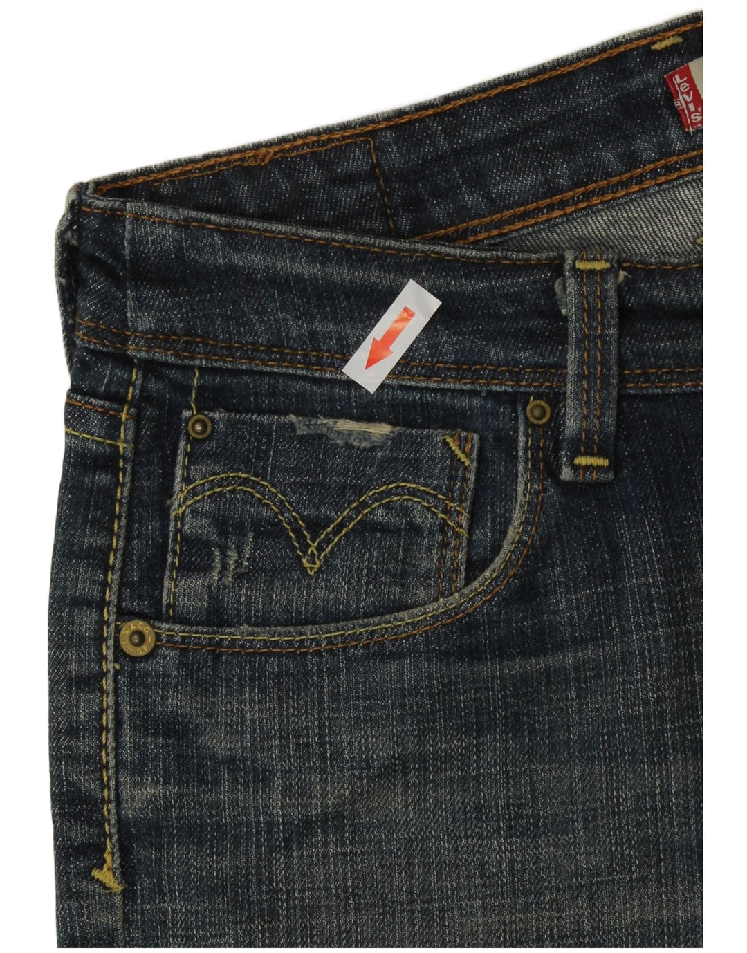Vaqueros Levi's Mujer 627 Rectos W30 L27 Azul
