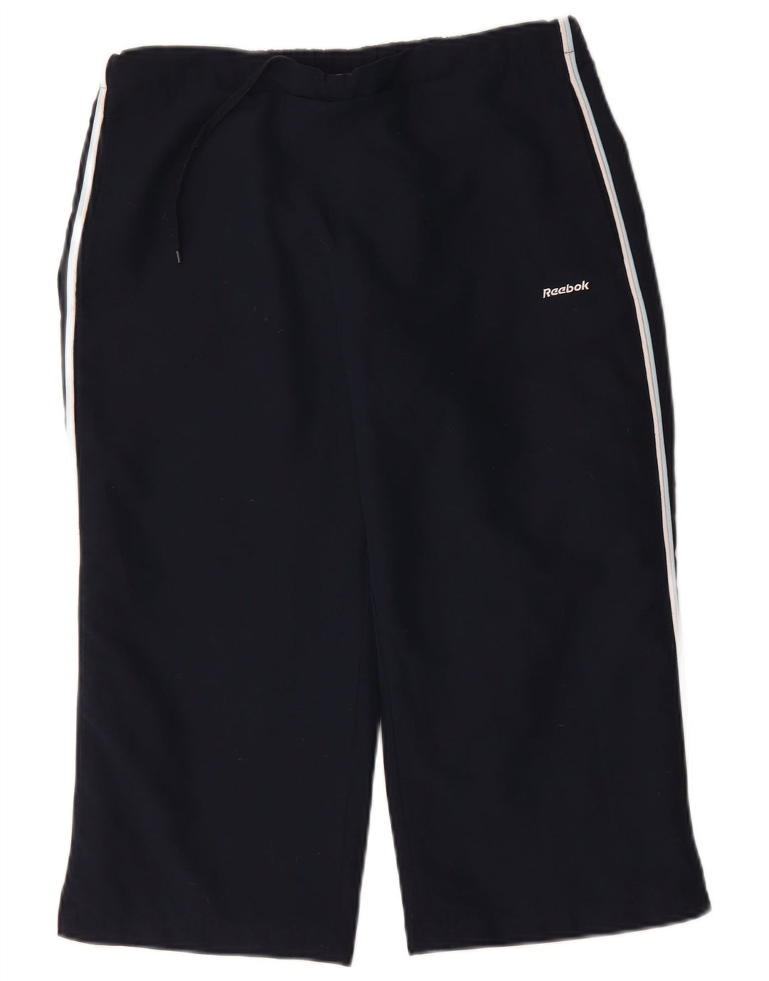 Reebok Pantalones Capri para Mujer UK 12 Medium Azul Marino Poliéster
