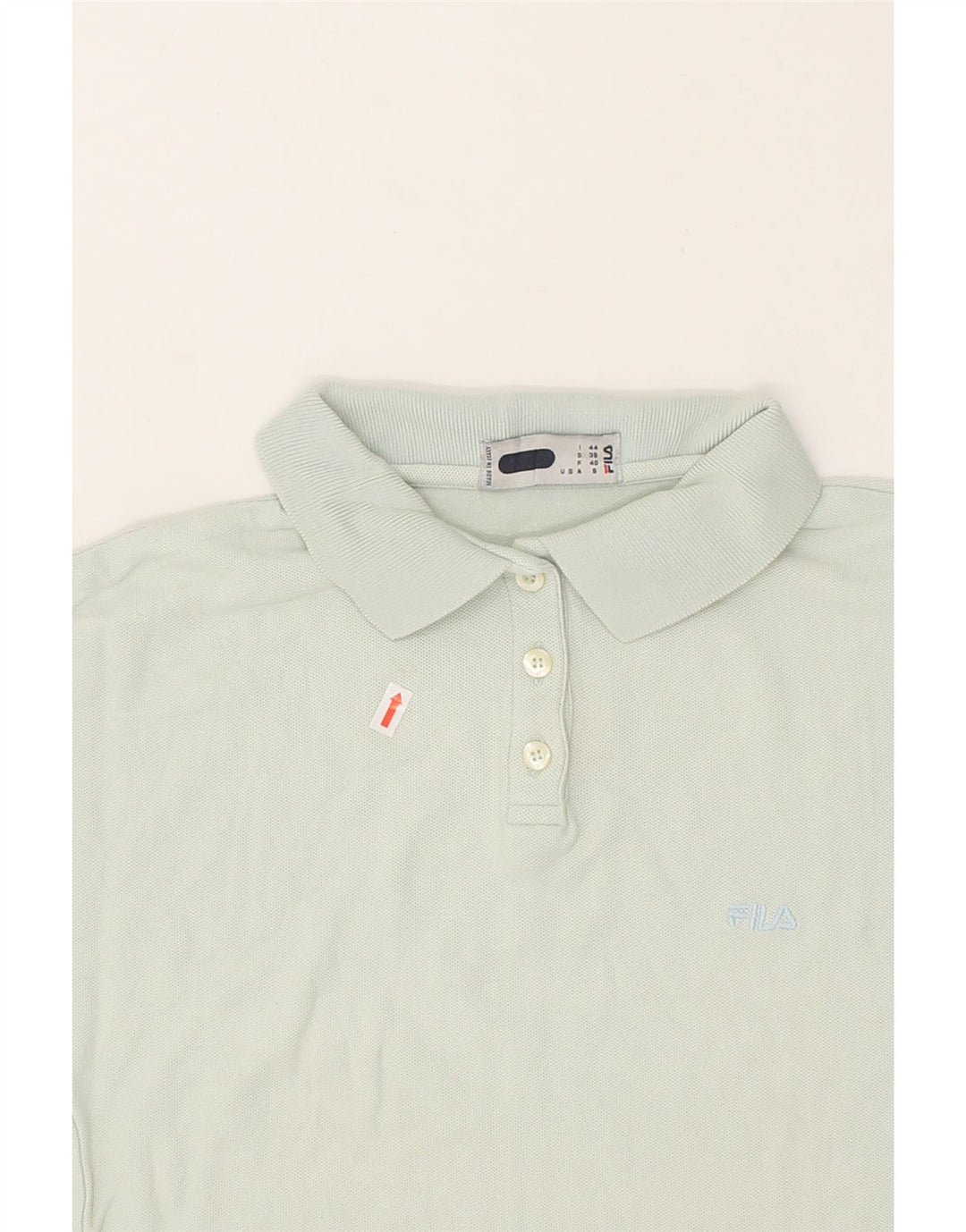 FILA Womens Polo Shirt EU 40 Medium Grey Vintage Fila and Second-Hand Fila from Messina Hembry 