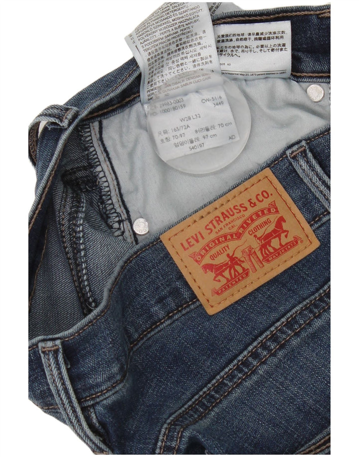 Levi's Vaqueros Slim Adelgazantes Mujer W28 L28 Algodón Azul Marino