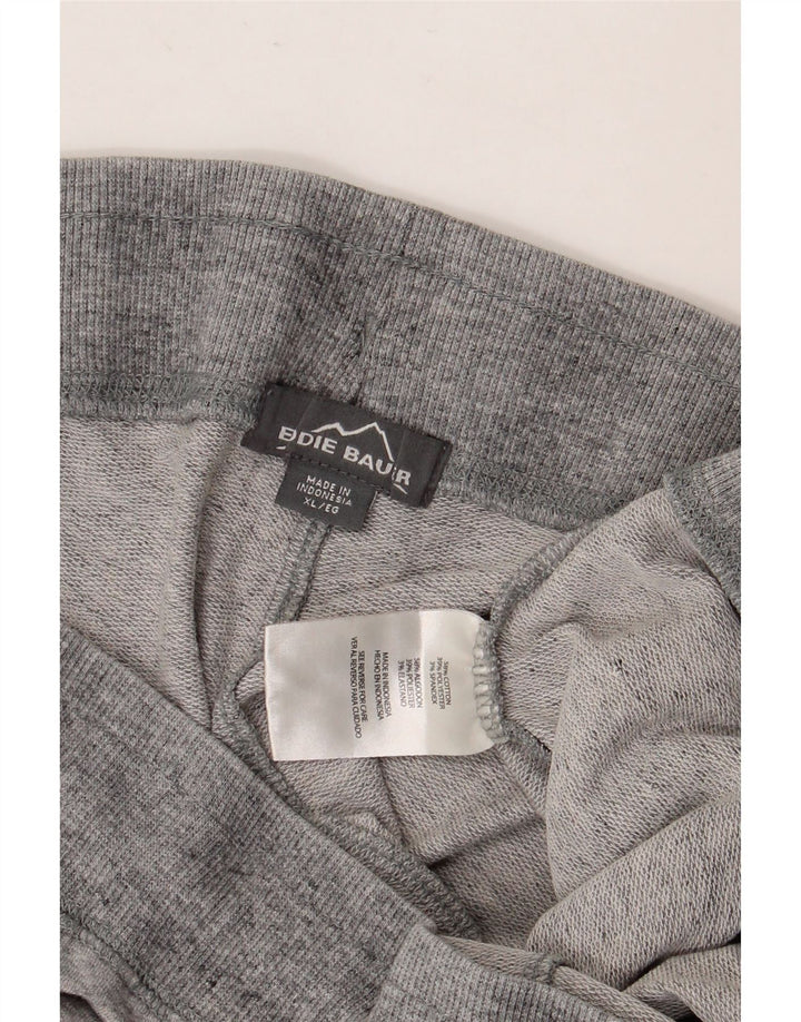EDDIE BAUER Pantalones cortos deportivos para mujer UK 18 XL Algodón moteado gris
