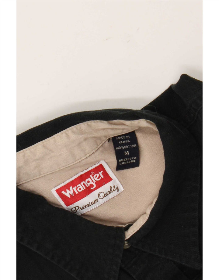 Camisa Wrangler Hombre Algodón Mediano Negro