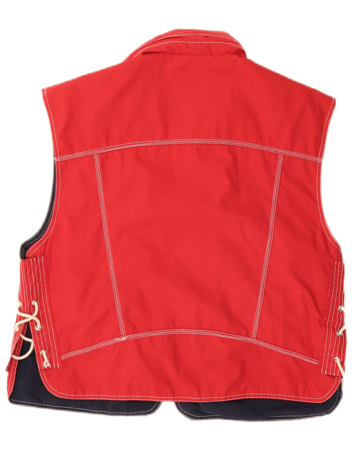 Roy Rogers Chaleco con capucha para hombre UK 38 Medium Rojo